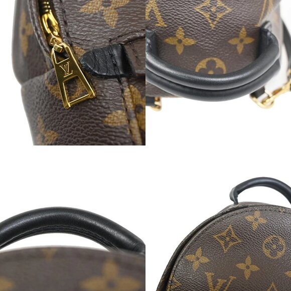 LOUIS VUITTON Palm Spring PM Backpack Bag Monogram Leather Brown M41560 27ZA122 main image 9